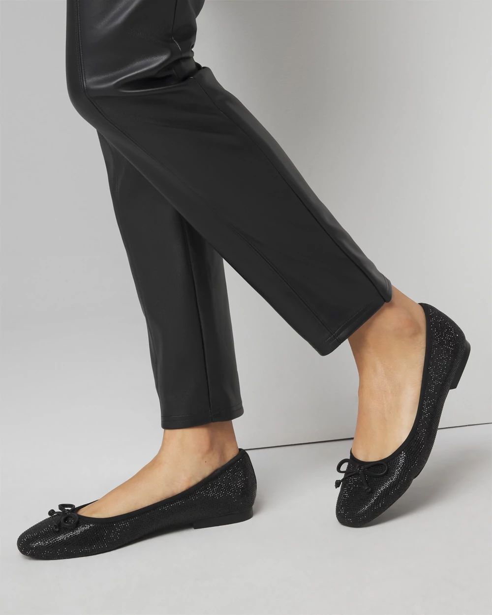 Embellished Ballet Flats White House Black Market